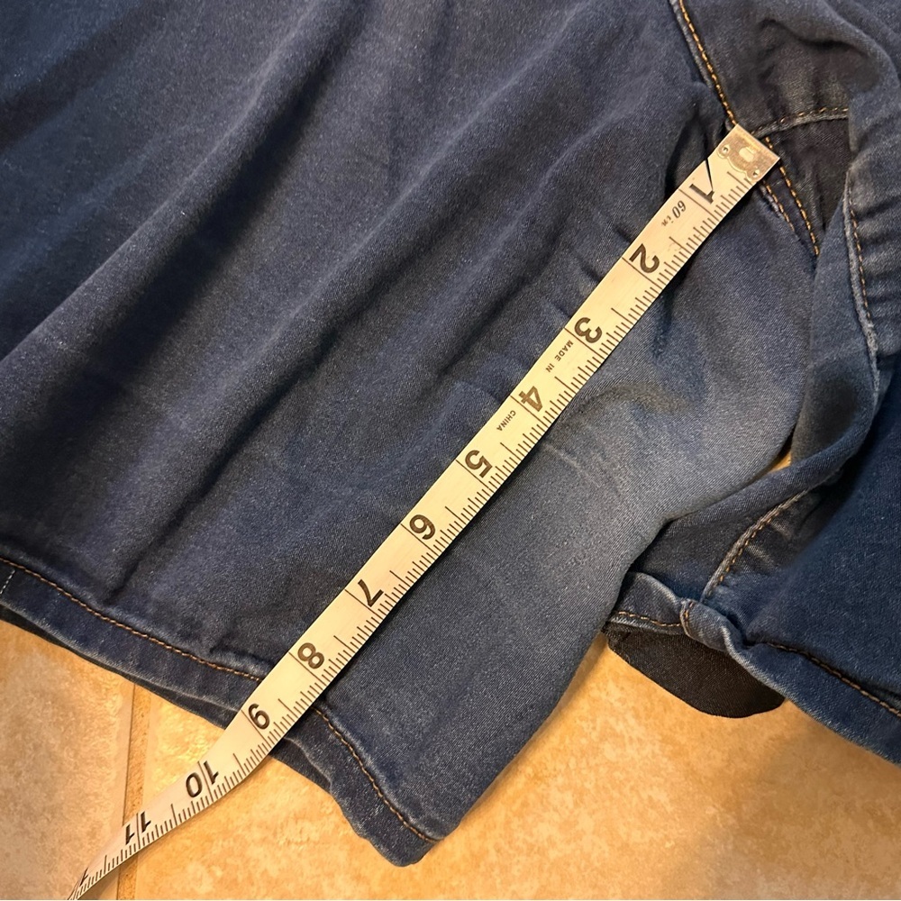 Pack of three women’s Dark Blue Women's Jean Shorts 2 Cloth & needle 1 Djeans 16 - Picture 15 of 16